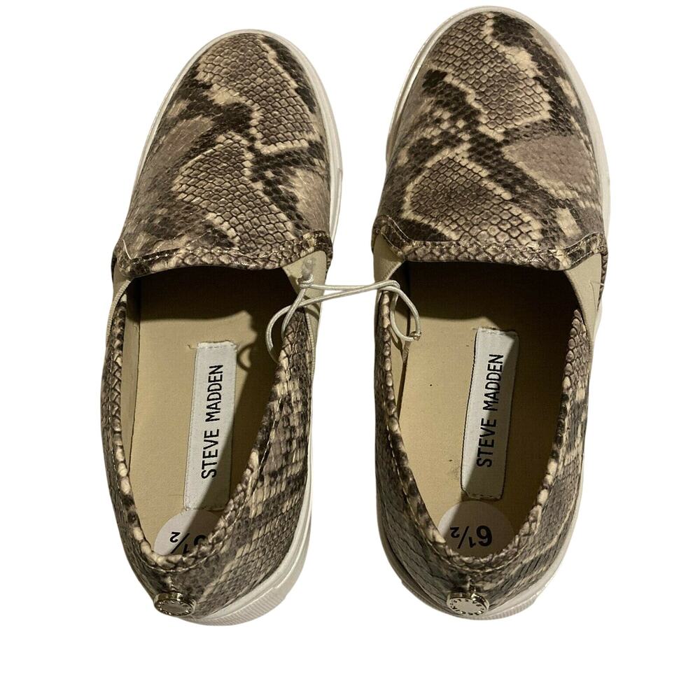 Steve Madden Animal Print Sneakers Snake Size 6.5